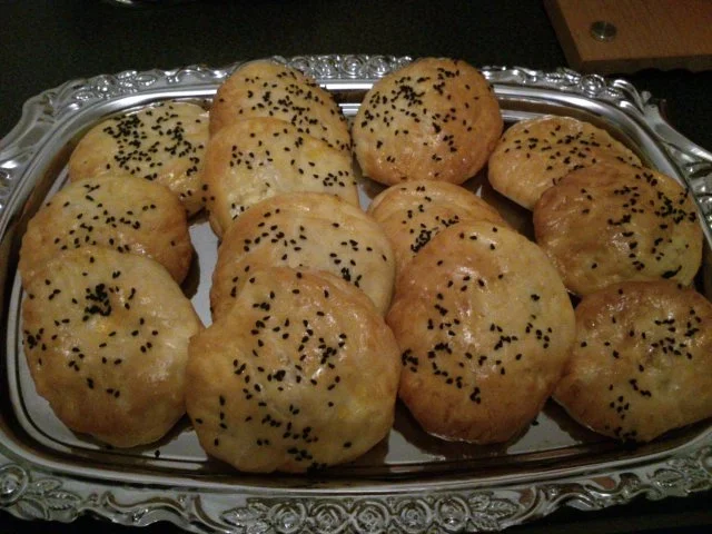 Kleine gefüllte Fladenbrote - Rezept