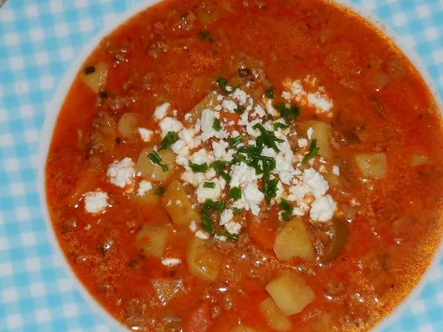 Suppen/Eintöpfe: Bunter Hack-Gemüse-Eintopf "Querbeet" - Rezept - Bild Nr. 10