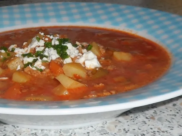 Suppen/Eintöpfe: Bunter Hack-Gemüse-Eintopf "Querbeet" - Rezept - Bild Nr. 11