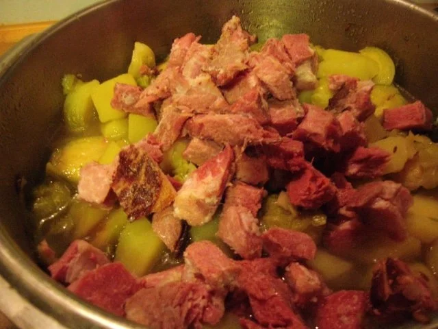 Rezept: Rosenkohleintopf mit Kasseler Bild Nr. 9 Rosenkohleintopf mit Kasseler - Rezept - Bild Nr. 9