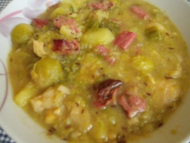 Rezept: Rosenkohleintopf mit Kasseler Bild Nr. 2 Rosenkohleintopf mit Kasseler - Rezept - Bild Nr. 2