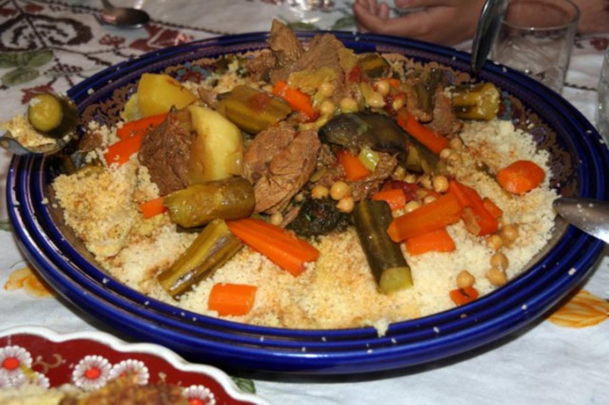 Bilder für Couscous mit Rindfleisch und Gemüse - Rezept