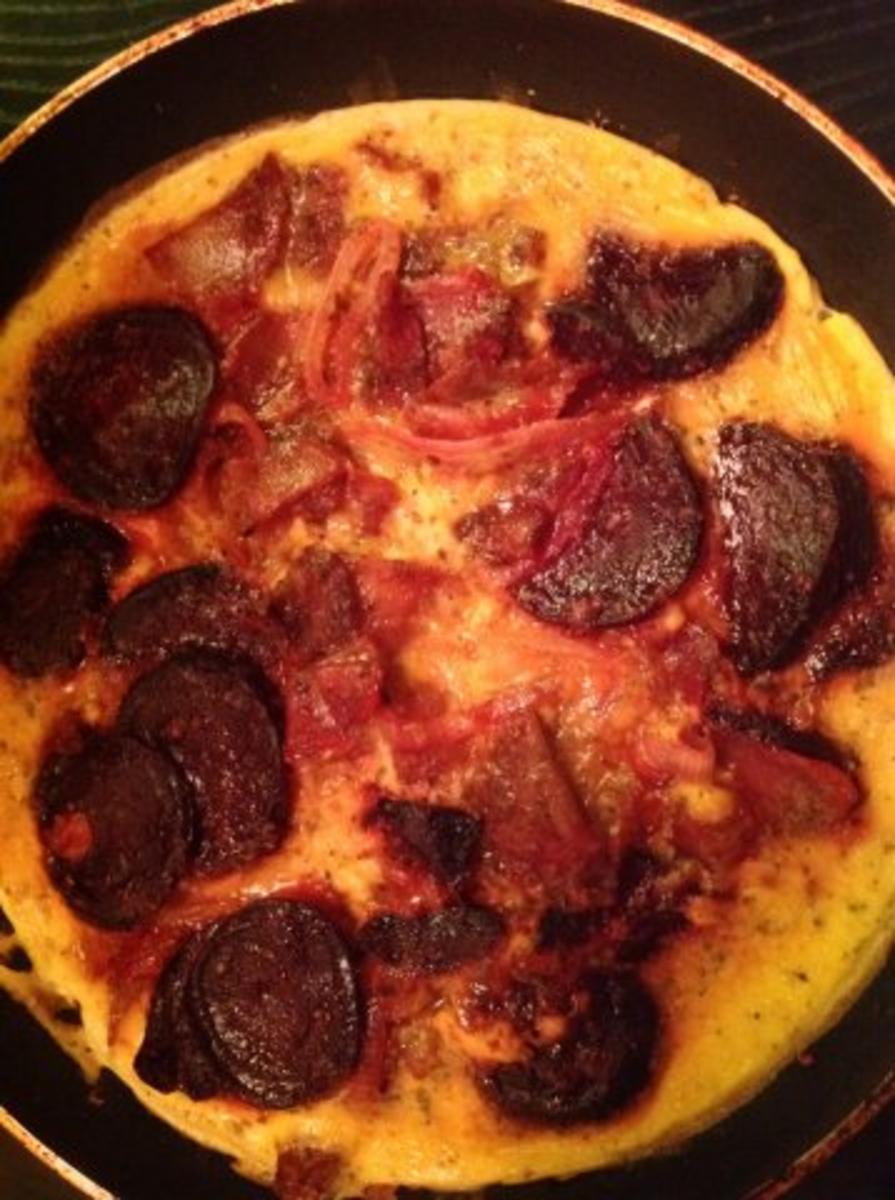 Omelette mit rote Bete - Rezept - Bild Nr. 6