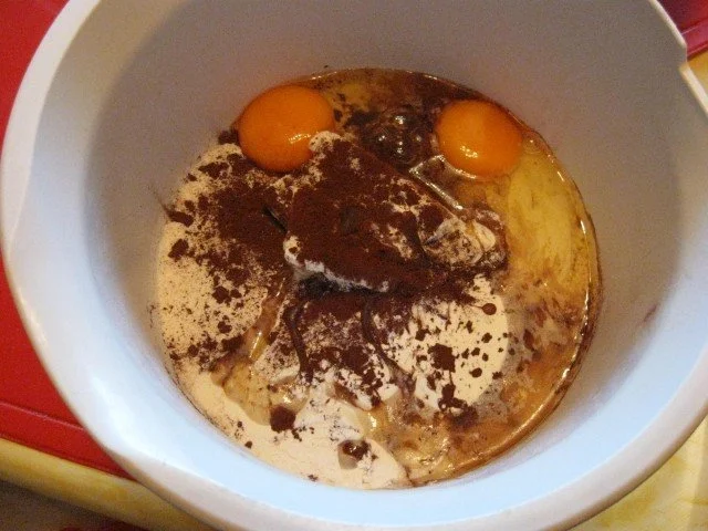 Schoko-Käse-Kuchen mit Äpfeln - Rezept - Bild Nr. 4