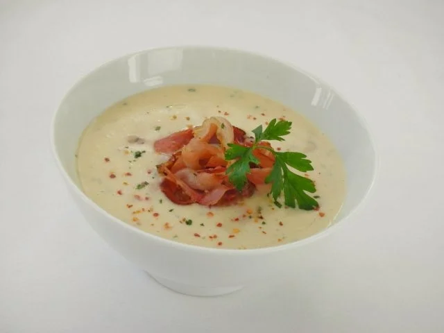 Maroni-Kartoffelsuppe mit Schinkenspeck - Rezept - Bild Nr. 2