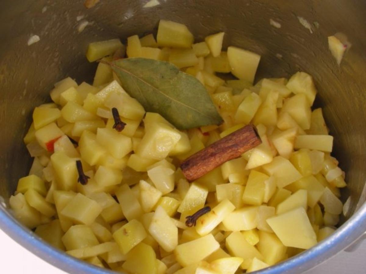 Maroni-Kartoffelsuppe mit Schinkenspeck - Rezept - Bild Nr. 6
