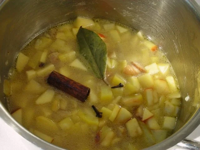 Maroni-Kartoffelsuppe mit Schinkenspeck - Rezept - Bild Nr. 8
