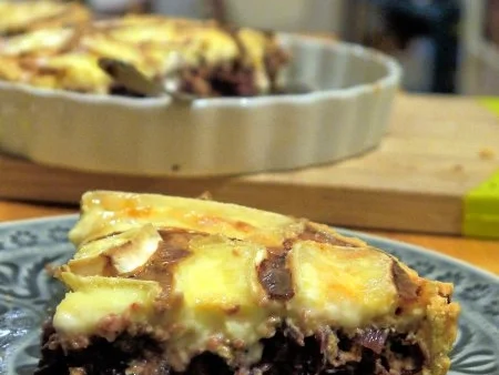 Rezept: Tarte mit Rotwein-Balsamico-Zwiebeln Bild Nr. 15 Tarte mit Rotwein-Balsamico-Zwiebeln - Rezept - Bild Nr. 15