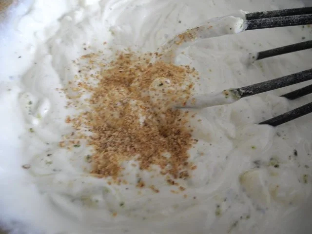 Vegetarisch : Pellkartoffeln - Zwiebelquark - Gurkensalat - Rezept - Bild Nr. 6