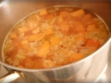 Rezept: Butternut - Kürbis Cremesuppe Bild Nr. 8 Butternut - Kürbis Cremesuppe - Rezept - Bild Nr. 8