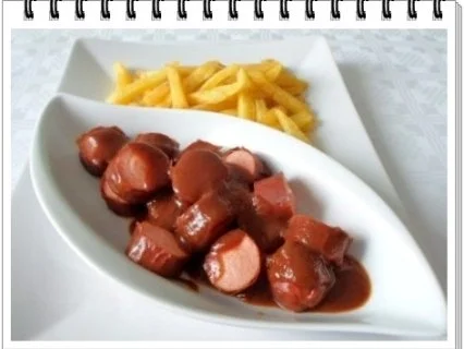 Currywurst natürlich mit selbstgemachter Pommes  und Currysauce. - Rezept - Bild Nr. 2