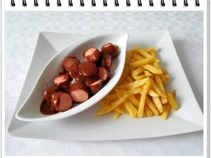 Currywurst natürlich mit selbstgemachter Pommes  und Currysauce. - Rezept - Bild Nr. 19