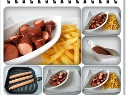 Currywurst natürlich mit selbstgemachter Pommes  und Currysauce. - Rezept - Bild Nr. 20