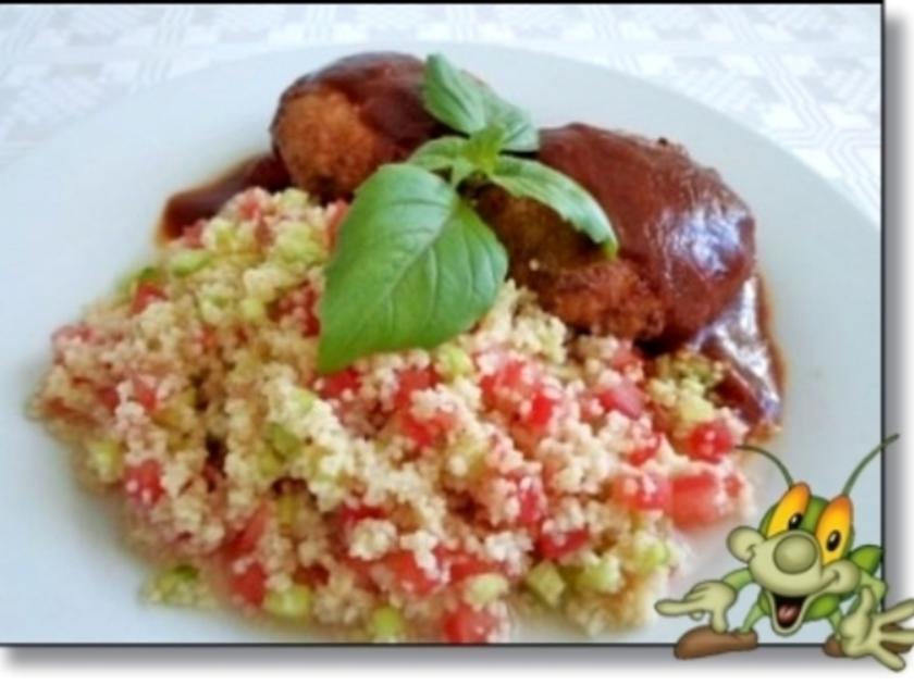 Couscous Salat mit Frikadellen - Rezept - kochbar.de
