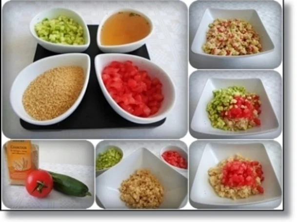 Couscous Salat  mit Frikadellen - Rezept - Bild Nr. 52