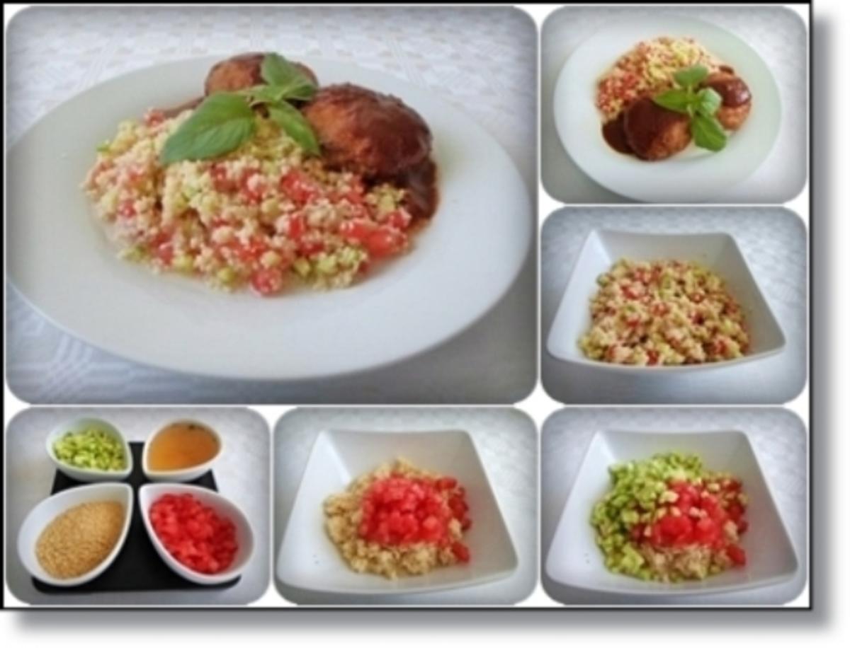 Couscous Salat  mit Frikadellen - Rezept - Bild Nr. 60