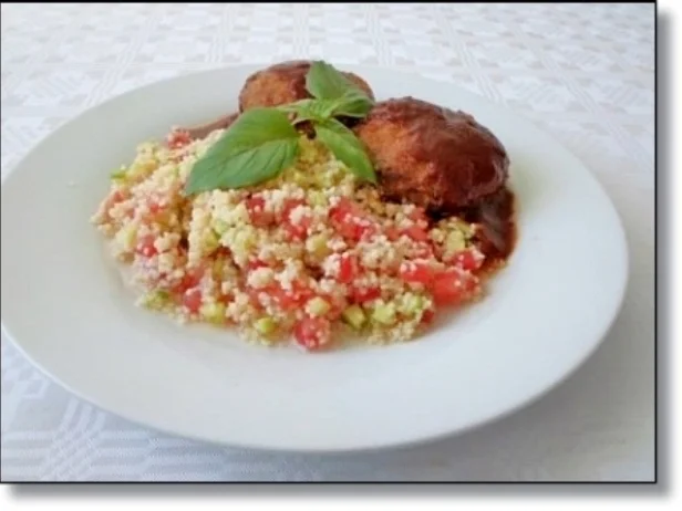 Couscous Salat  mit Frikadellen - Rezept - Bild Nr. 61