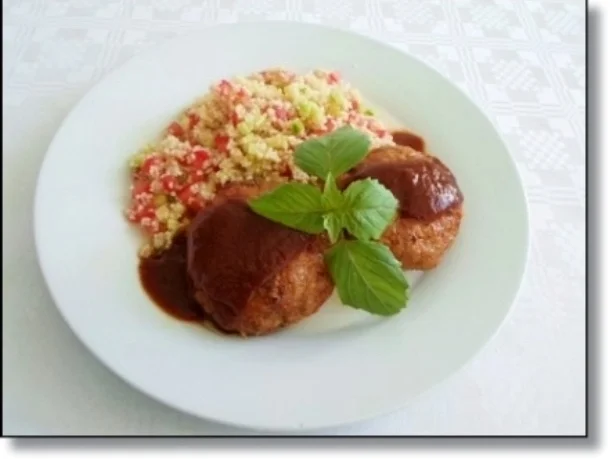 Couscous Salat  mit Frikadellen - Rezept - Bild Nr. 62