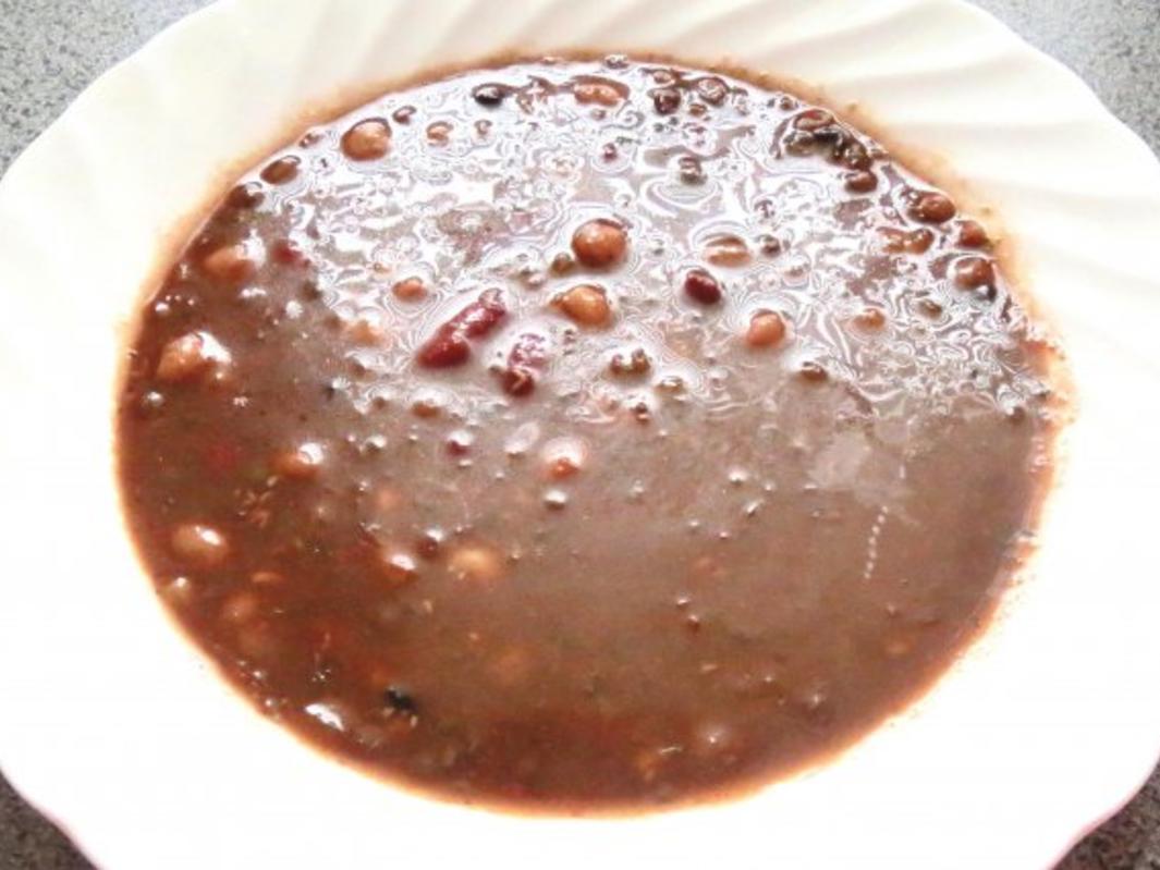 Kochen: Bunte Hülsenfrüchte Suppe - einfach - von rainbow3