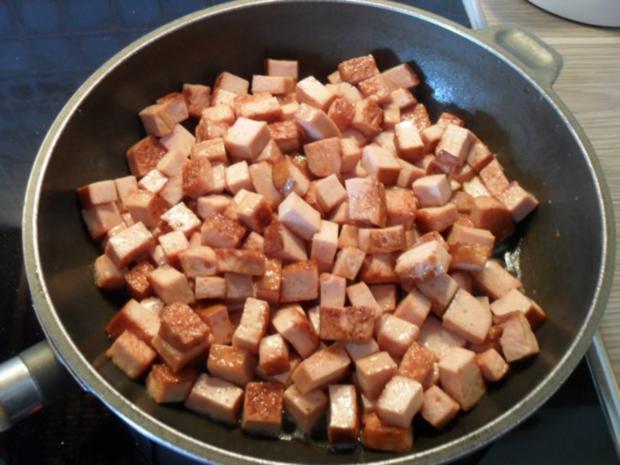 Leberkäsepfanne - Rezept mit Bild - kochbar.de