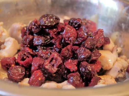 Ravioli mit Hühnchen-Cranberry-Füllung, dazu Cranberry-Sauce - Rezept - Bild Nr. 16