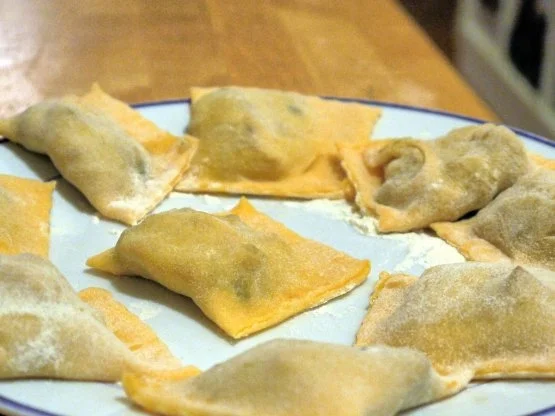 Ravioli mit Hühnchen-Cranberry-Füllung, dazu Cranberry-Sauce - Rezept - Bild Nr. 20