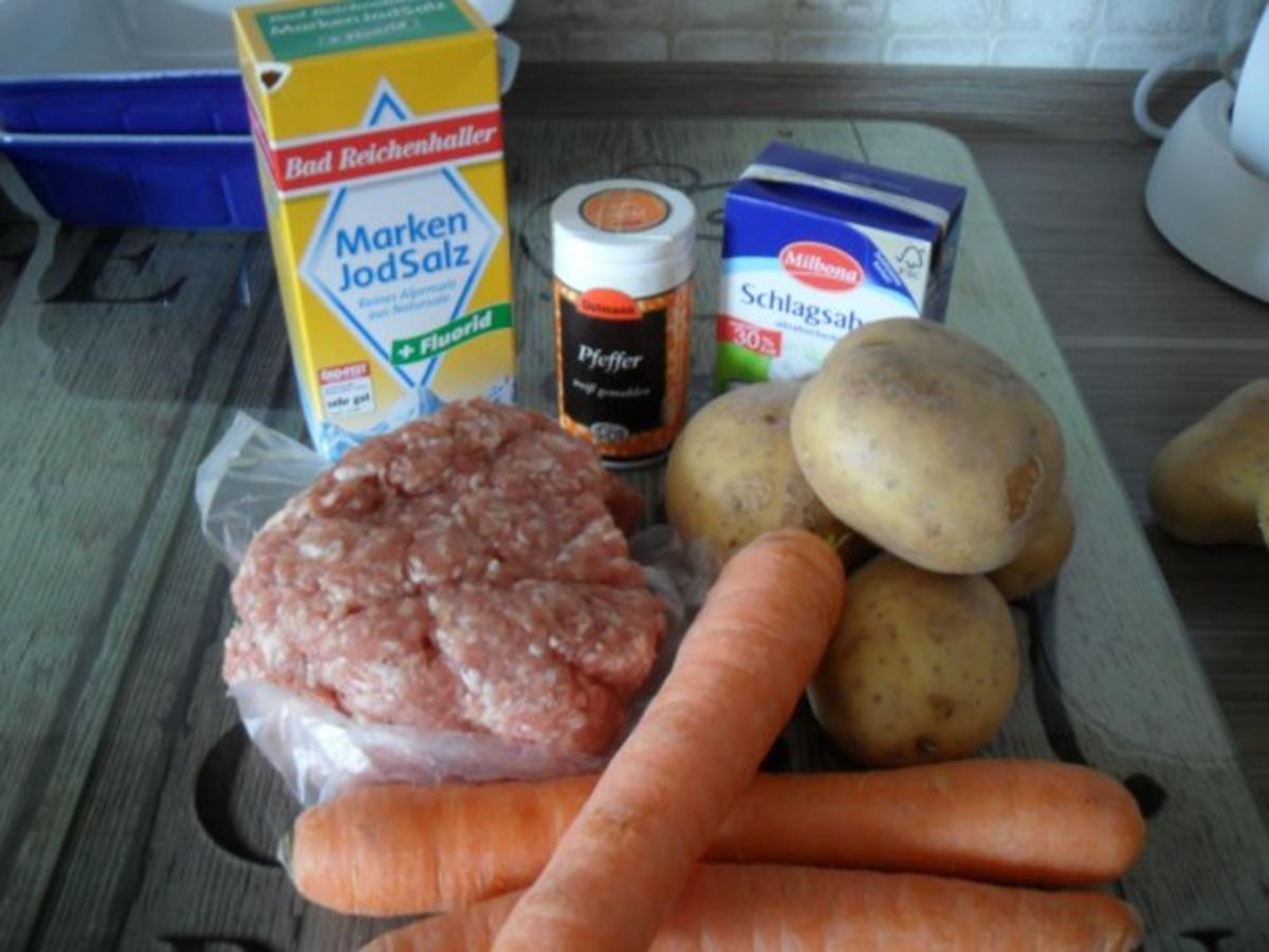 Kartoffel-Möhren-Hackfleisch-Auflauf - Rezept - Bild Nr. 2