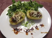 Überbackene Hackkartoffeln - Rezept