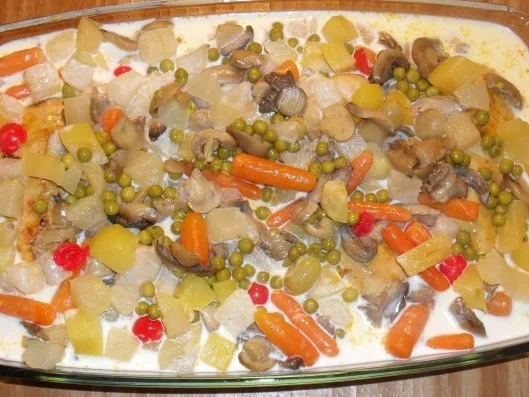 Rezept: Hähnchenburst - Gratin Bild Nr. 6 Hähnchenburst - Gratin - Rezept - Bild Nr. 6