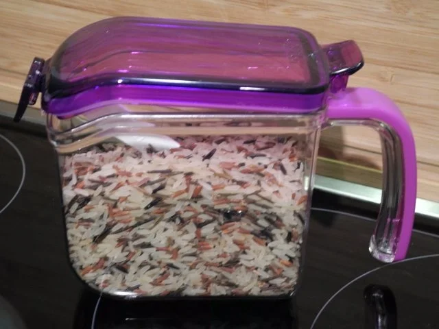 Fisch : ...an buntem Reis mit Rahmspinat - Rezept - Bild Nr. 6