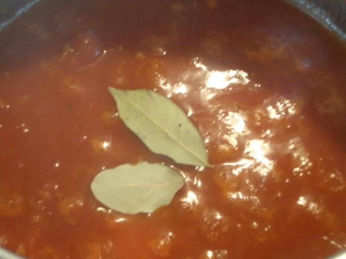 schnelle heiße Tomaten - Grapefruit Suppe mit Pesto Schnitte - Rezept - Bild Nr. 10