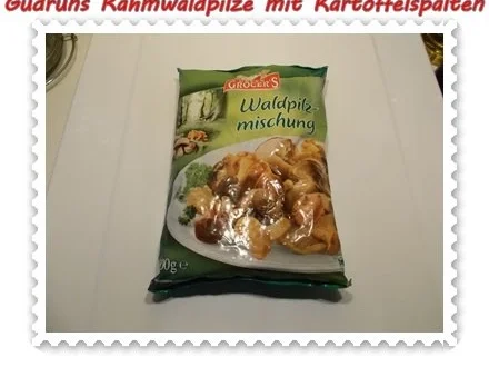 Pilze: Rahmwaldpilze mit Kartoffelspalten - Rezept - Bild Nr. 2