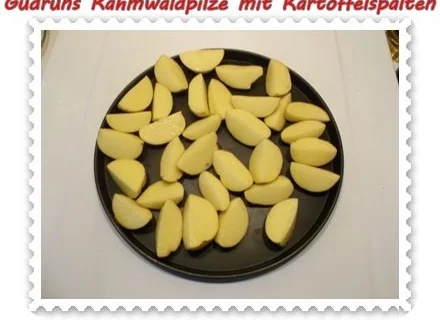 Pilze: Rahmwaldpilze mit Kartoffelspalten - Rezept - Bild Nr. 5