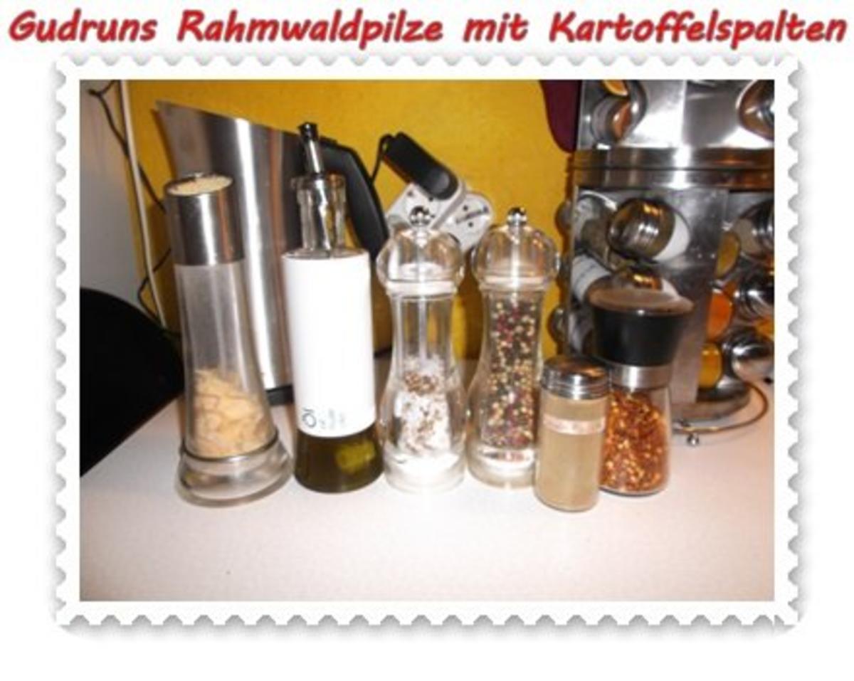 Pilze: Rahmwaldpilze mit Kartoffelspalten - Rezept - Bild Nr. 7