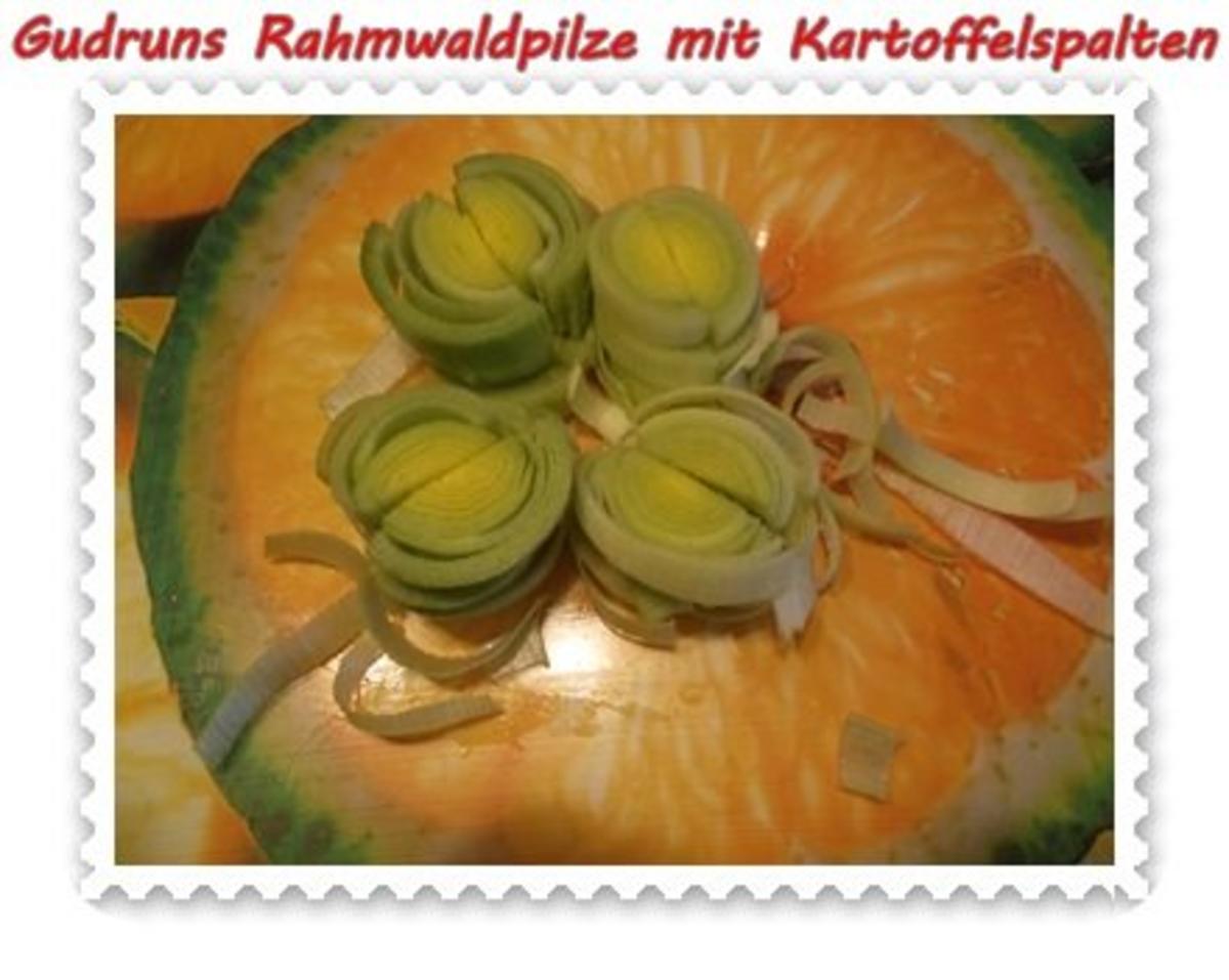 Pilze: Rahmwaldpilze mit Kartoffelspalten - Rezept - Bild Nr. 9