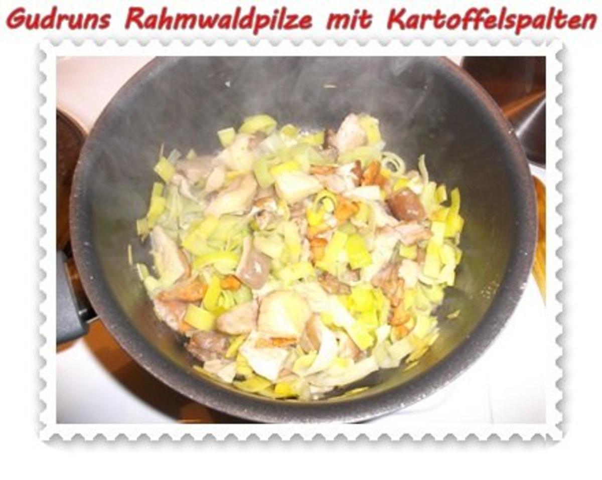 Pilze: Rahmwaldpilze mit Kartoffelspalten - Rezept - Bild Nr. 10
