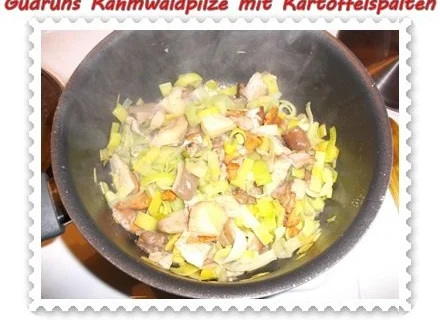 Pilze: Rahmwaldpilze mit Kartoffelspalten - Rezept - Bild Nr. 10