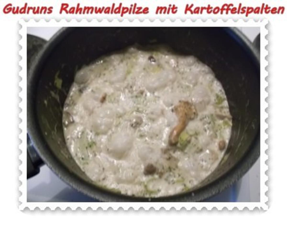 Pilze: Rahmwaldpilze mit Kartoffelspalten - Rezept - Bild Nr. 11