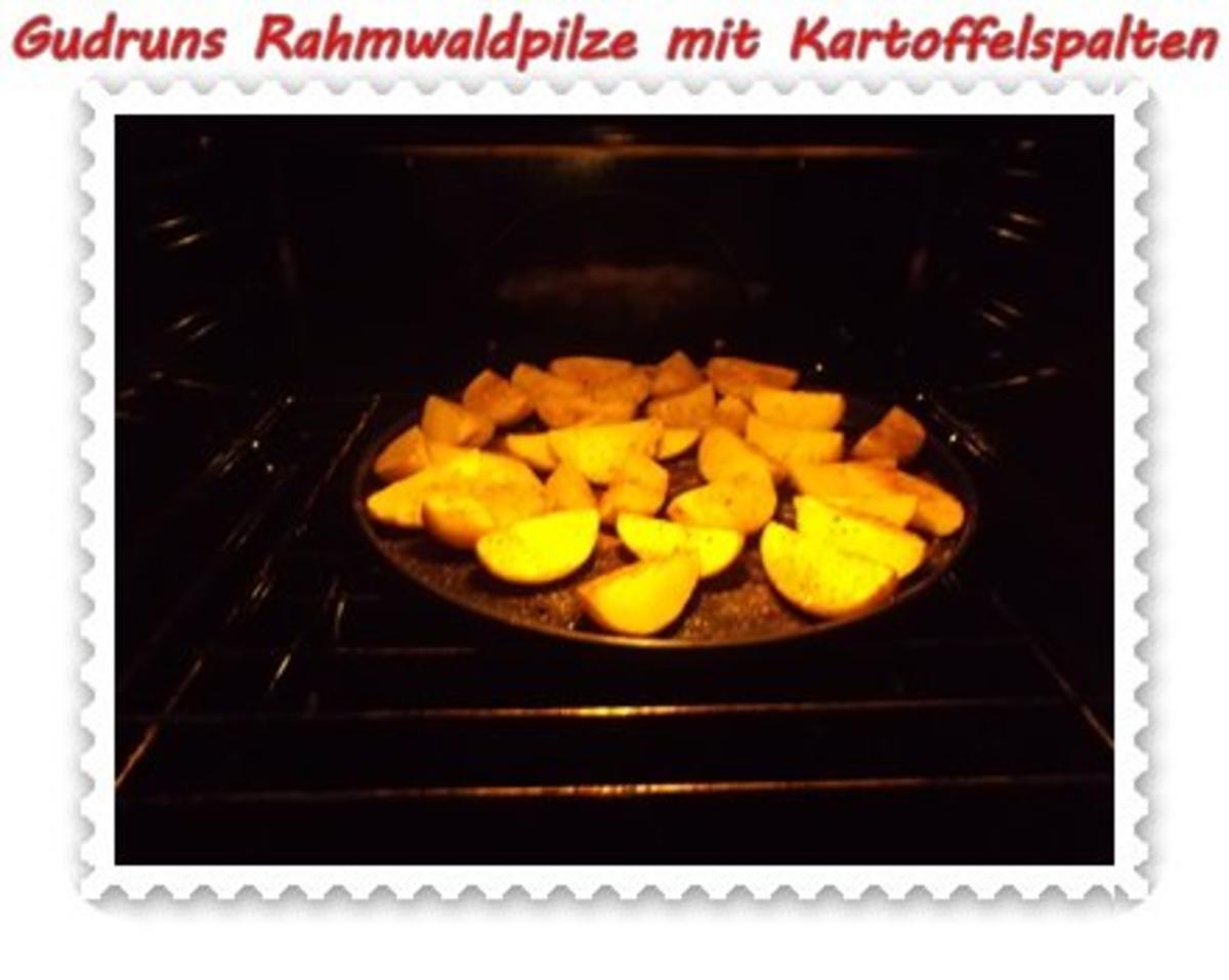 Pilze: Rahmwaldpilze mit Kartoffelspalten - Rezept - Bild Nr. 12