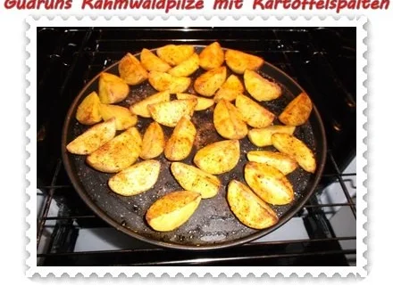 Pilze: Rahmwaldpilze mit Kartoffelspalten - Rezept - Bild Nr. 13