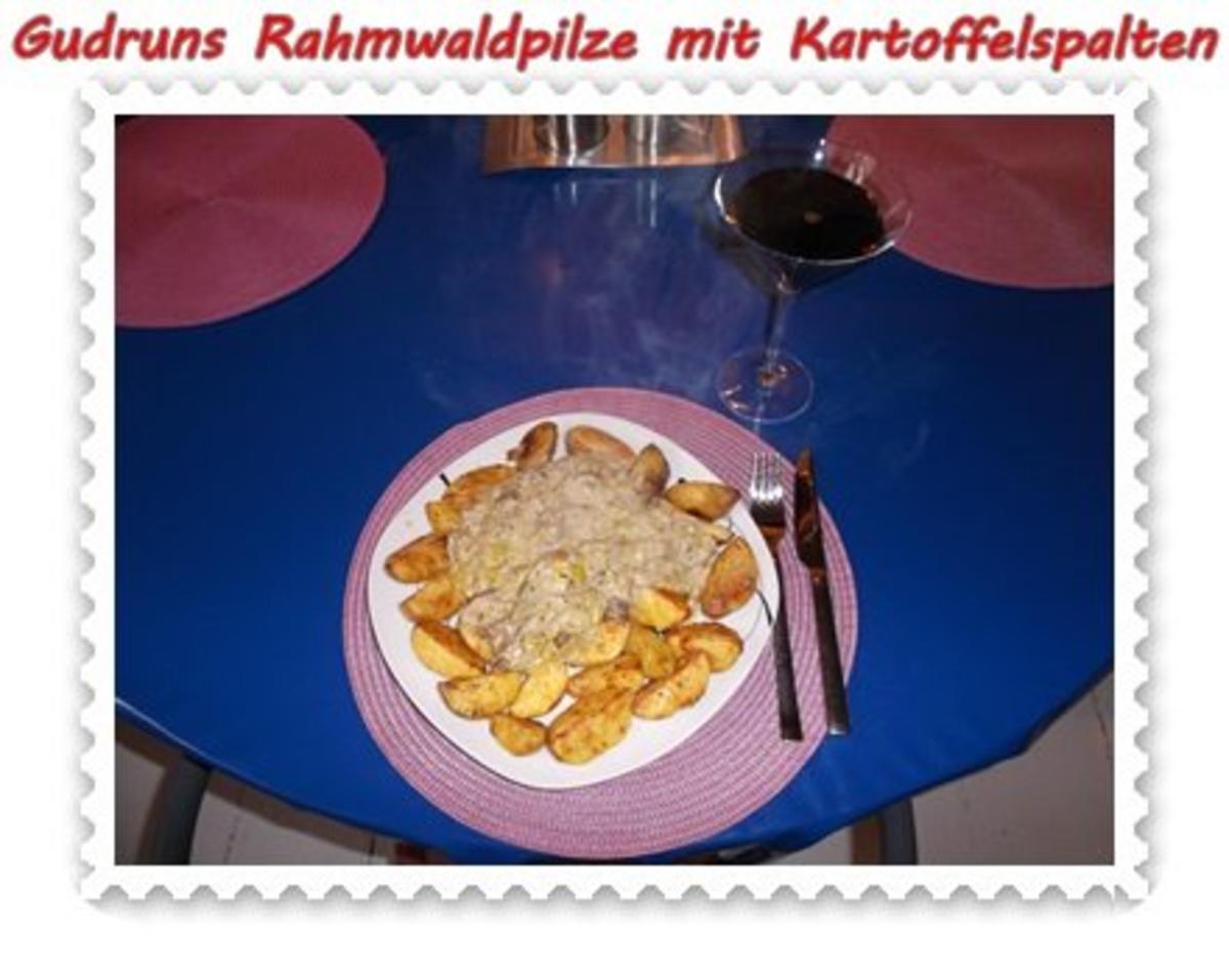Pilze: Rahmwaldpilze mit Kartoffelspalten - Rezept - Bild Nr. 14
