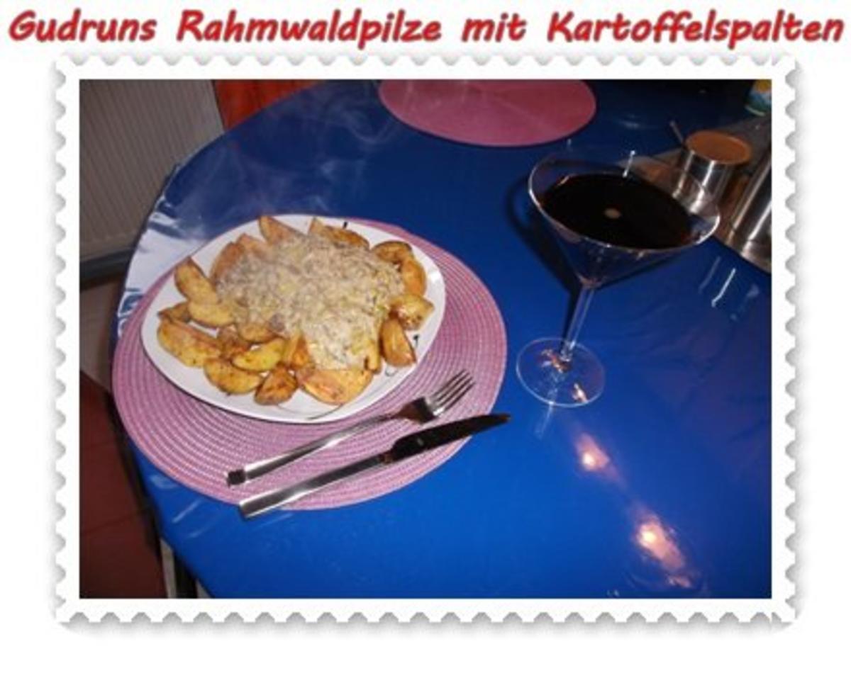 Pilze: Rahmwaldpilze mit Kartoffelspalten - Rezept - Bild Nr. 15