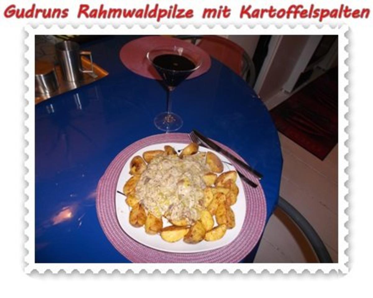 Pilze: Rahmwaldpilze mit Kartoffelspalten - Rezept - Bild Nr. 16