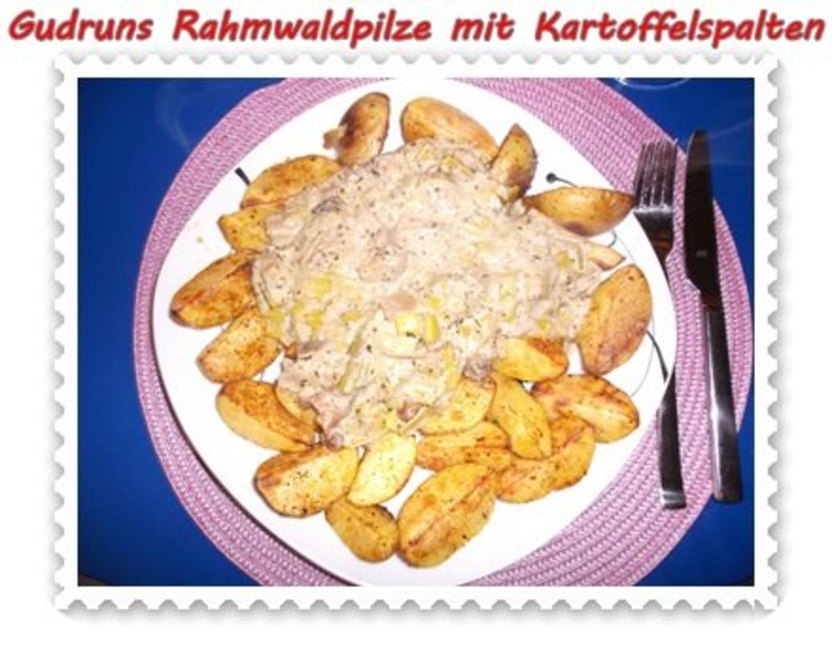 Pilze: Rahmwaldpilze mit Kartoffelspalten - Rezept - Bild Nr. 17