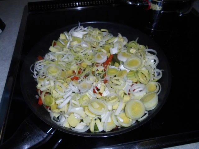 Vegetarisch: Pfannengerührtes Gemüse mit Spiegelei - Rezept - Bild Nr. 4