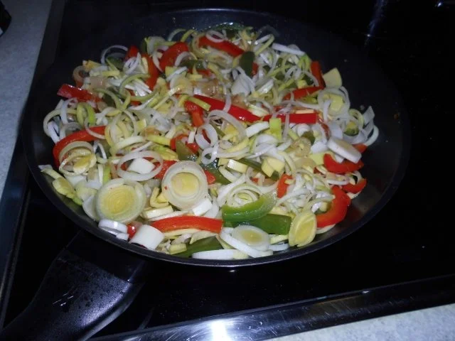 Vegetarisch: Pfannengerührtes Gemüse mit Spiegelei - Rezept - Bild Nr. 5