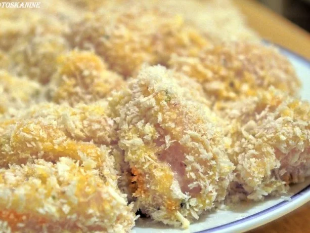 Parmesan-Rosenkohl mit würzigen Hähnchennuggets - Rezept - Bild Nr. 11