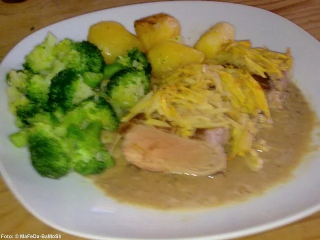 Schweinefilet mit Kartoffelkruste - Rezept