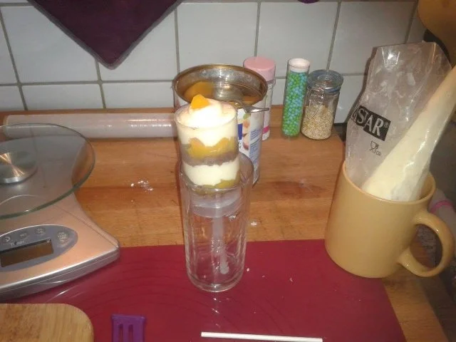 Pfirsich-Frischkäse-Torte "To go" Push-Up-Cake Pop - Rezept - Bild Nr. 6