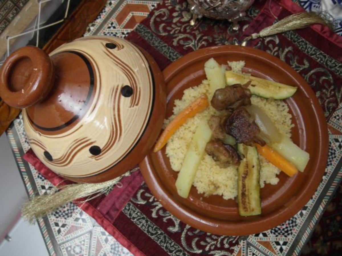 Lamm-Tajine mit Couscous - Rezept